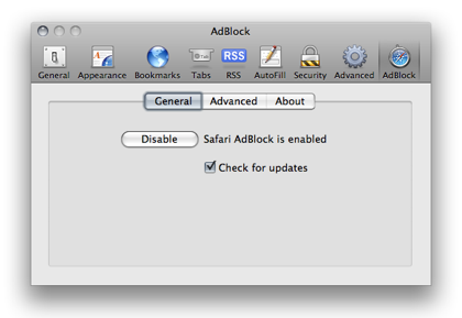 Safari AdBlock