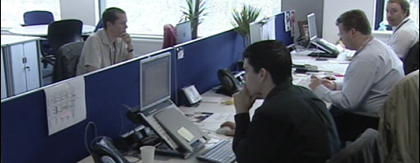 Working hard to answer your calls.