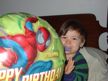 Will and the balloon.