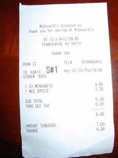 Fast Food Price of the Beast, Again!