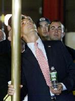 Jeeves, you moron, get down here! I demanded Evian, not this domestic swill!